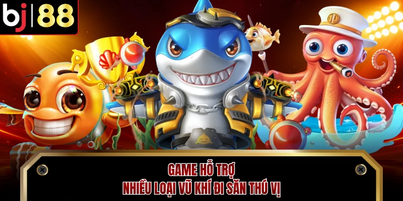 Game hỗ trợ nhiều loại vũ khí đi săn thú vị