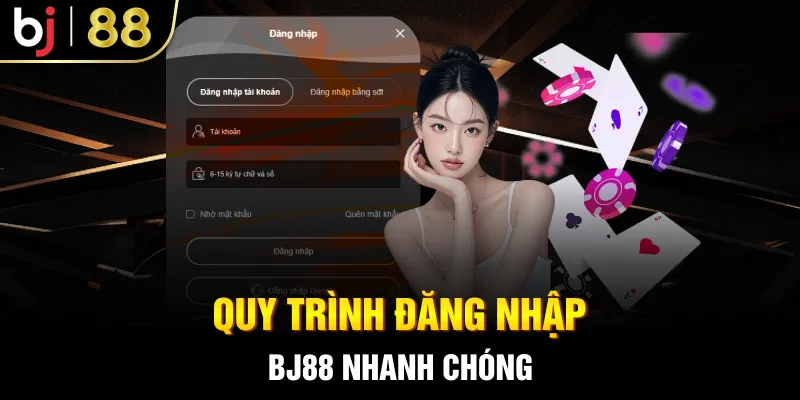 Quy trình đăng nhập BJ88 nhanh chóng